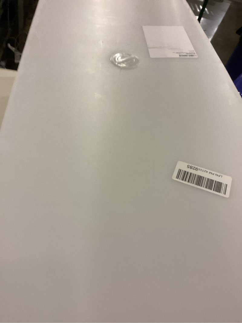 Condition photo showing As Is for RecPro RV Fresh Water Tank 21 Gallon for Drinking and Potable Water | 39.25" x 8" x 16" | Fresh or Gray Water Plastic Storage | Made in America