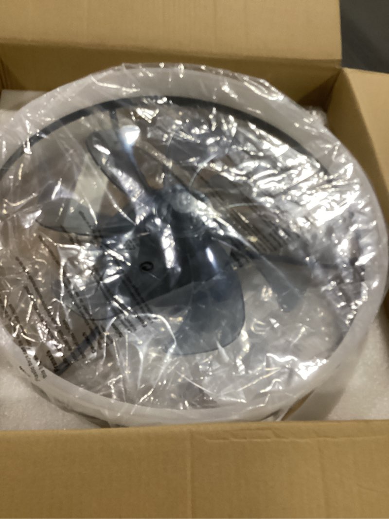 Condition photo showing Good Condition for Smart Ceiling Fans with Light and Remote,20'' Low Profile Ceiling Fan with 6-Speed & Dimmable LED, Alexa/APP Home Voice Control, App, Reversible Airflow, App Timer, for Bedroom?Black? Black-1002