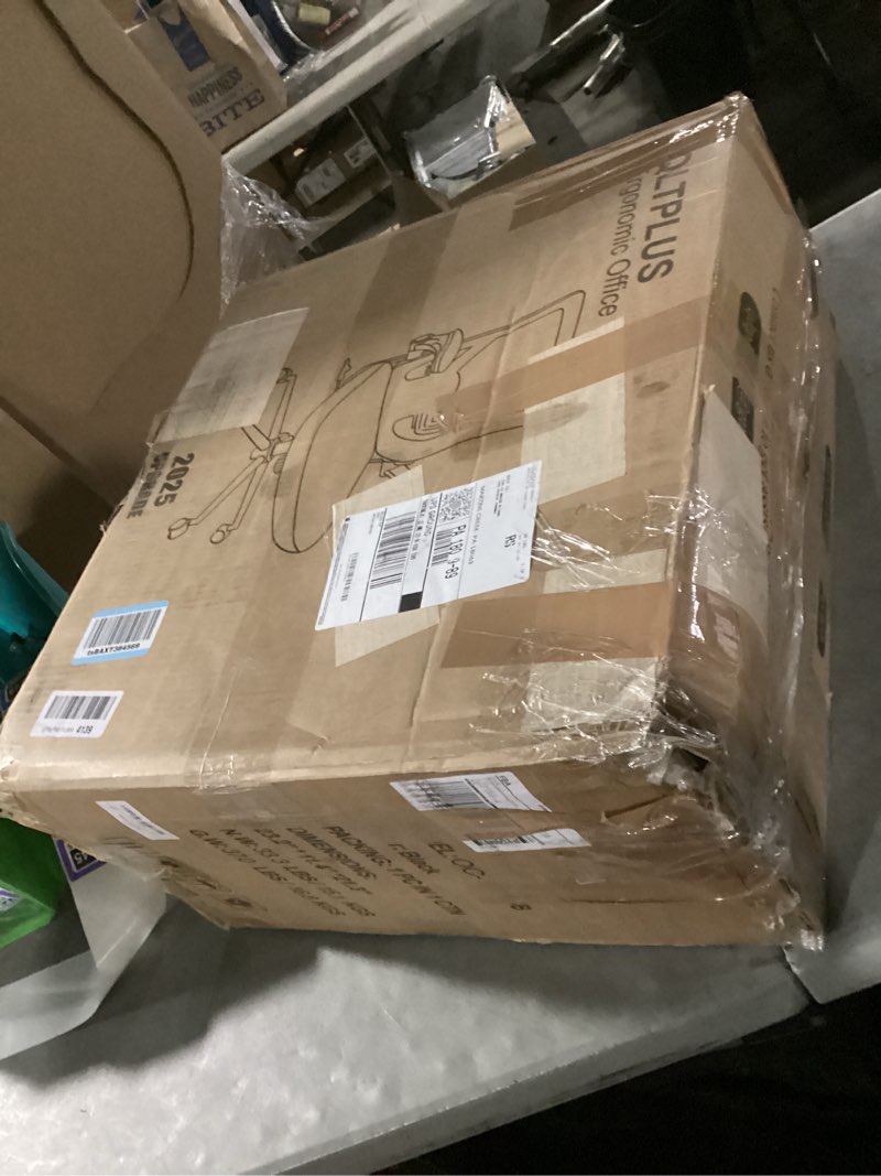 Condition photo showing New/Like New for QLTPLUS Office Desk Chair for Long Hours & Lower Back Pain Relief – 4“ Thick Molded Foam Cushion, En