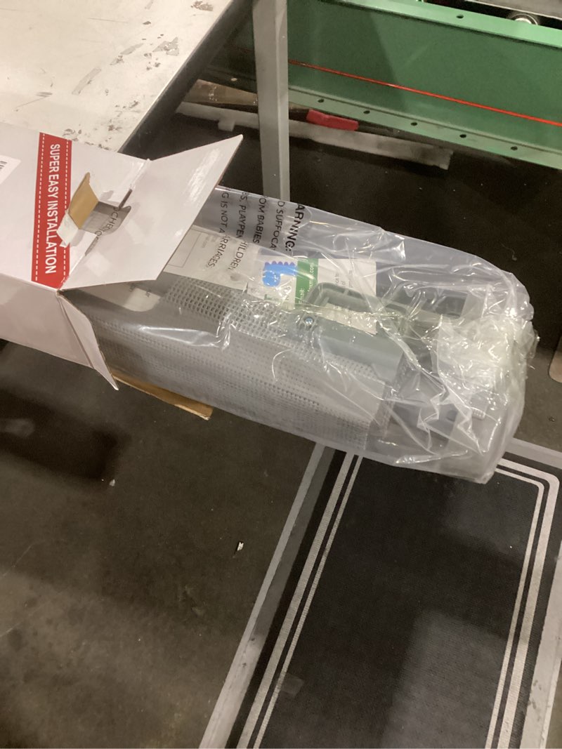 Condition photo showing New/Like New for 140 Inch Outdoor Retractable Gate for Dogs Extra Wide Baby Gate Retractable Dog Gates for Doorway Extra Wide Dog Gate for Large Openings Extra Wide Pet Gate for Stair Retractable Baby Gates for Stairs Gray 140" Wide