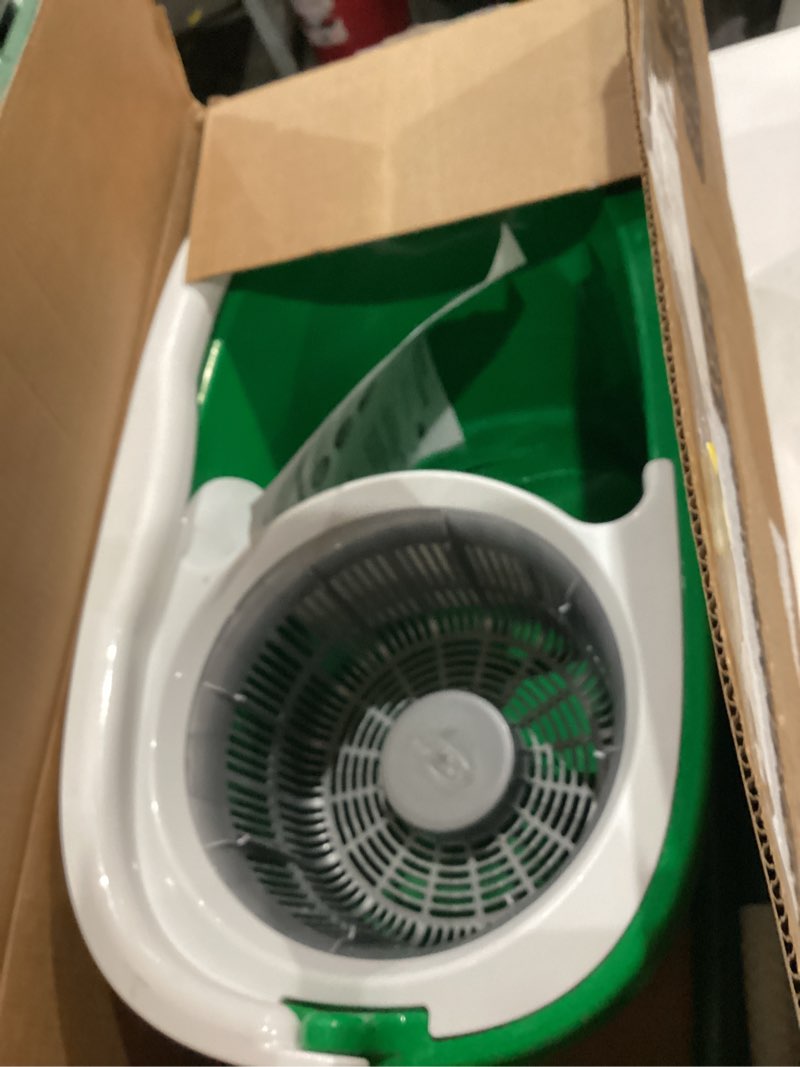 Condition photo showing Good Condition for Libman Tornado Spin Mop System with 2 Refill Heads, Microfiber Spinning Mop and Bucket with Wringer Set for Home, Floor Cleaning of Hard-Wood, Laminate, Tile, All Surface Cleaner, 3 Total Mop Heads Spin Mop Plus 2 Refills