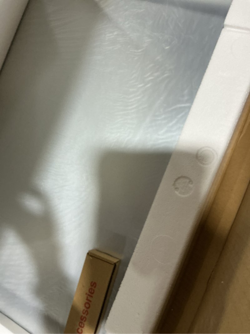 Condition photo showing Good Condition for LOAAO Black Metal Framed Bathroom Mirror for Wall, 22X30 Inch Rounded Rectangle Mirror, Matte Black Bathroom Vanity Mirror Farmhouse, Anti-Rust, Hangs Horizontally or Vertically Black 30"L x 22"W