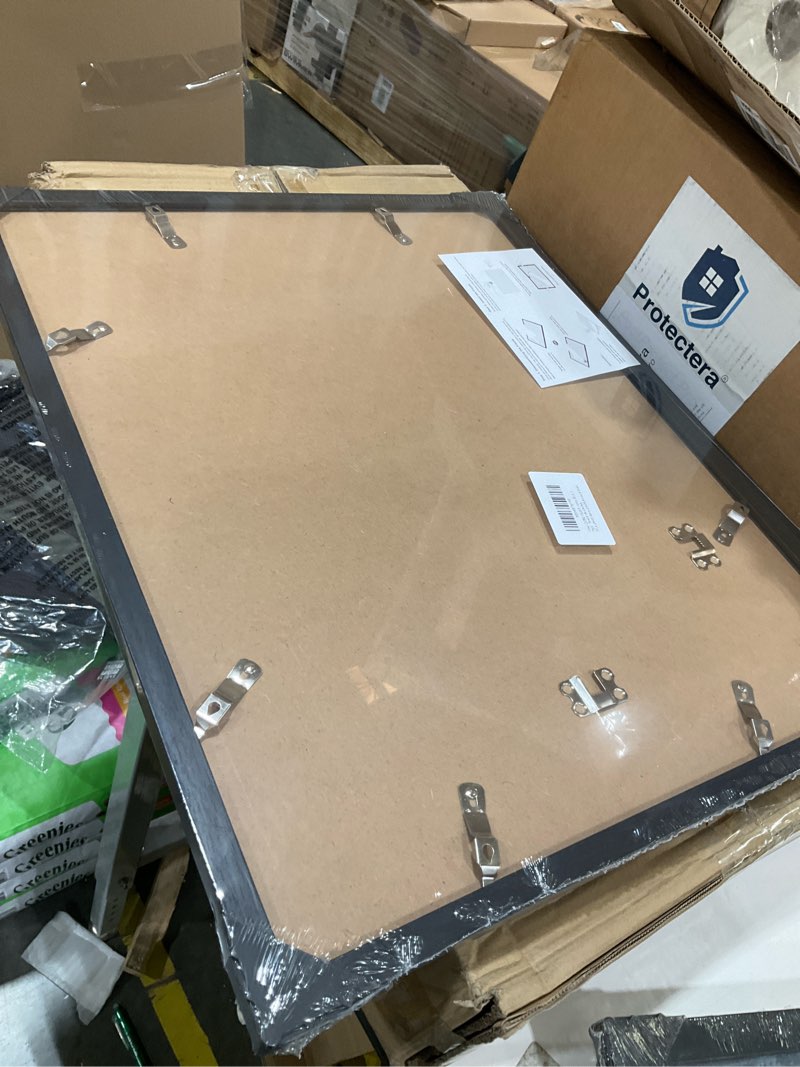 Condition photo showing New/Like New for 16x20 Picture Frame Black for Wall Hanging, Wood 16 x 20 Frame Poster Photo Frame for Wall Horizontally or Vertically, Black, 1 Pack 1 16x20 inch
