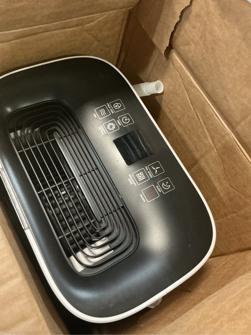 Condition photo showing As Is for 2025upgraded 5000 sq.ft 80 pint dehumidifier for basements with large 6.5l water tank,24h timer,child lock,defrost,silent,mold,4 modes operation auto shut-off 80pint 80pint
