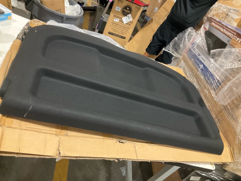 Condition photo showing Good Condition for rear parcel shelf, also known as a boot load cover or trunk cover, commonly used in hatchback and suv vehicles like the nissan qashqai or dacia sandero.  