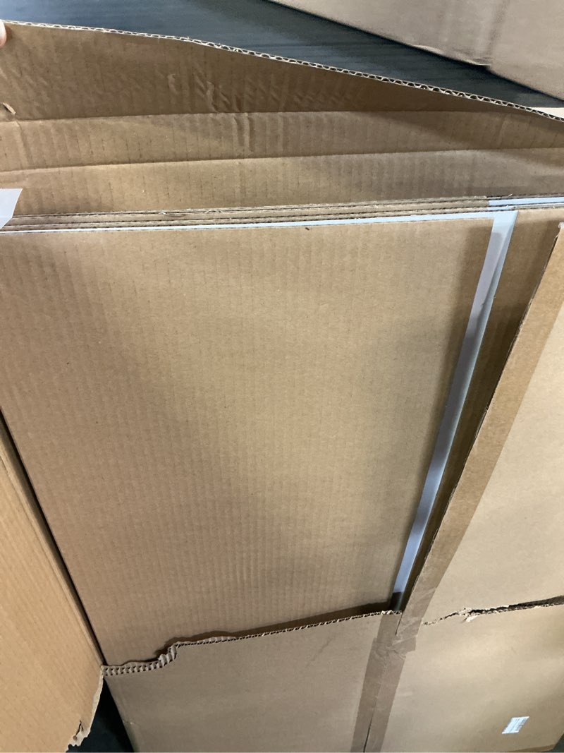 Condition photo showing Good Condition for 8 pack trifold poster board 36"x48" - white foldable corrugated display board, tri fold presentation board, extra large project boards for school projects, science fair, graduation exhibitions