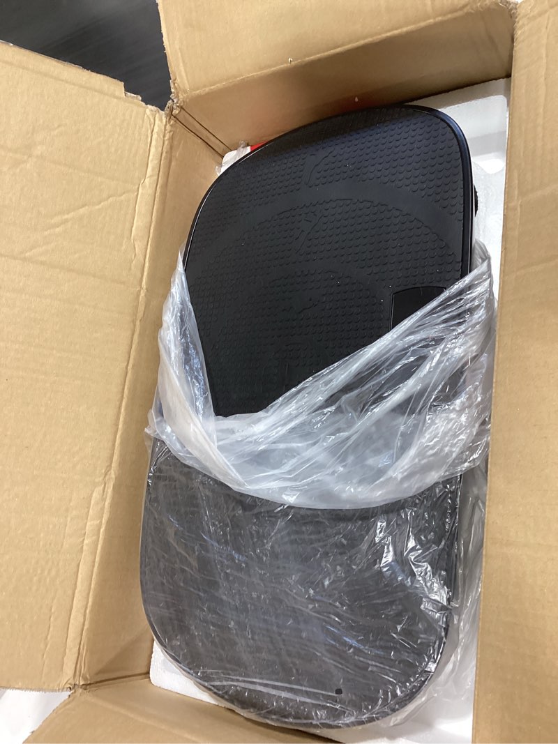 Condition photo showing Good Condition for merach vibration plate exercise machine, curved vibration plate for lymphatic drainage weight loss, vibrating plate with real-time calorie tracking on led display, workout equipment for home women men black