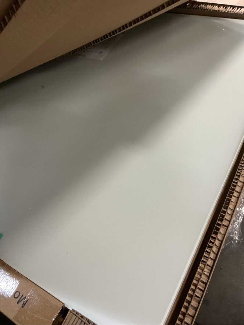 Condition photo showing Good Condition for kizzby glass dry erase white board - magnetic boards for wall, 48"x36" large frameless whiteboard for office, home & school 48"×36" white