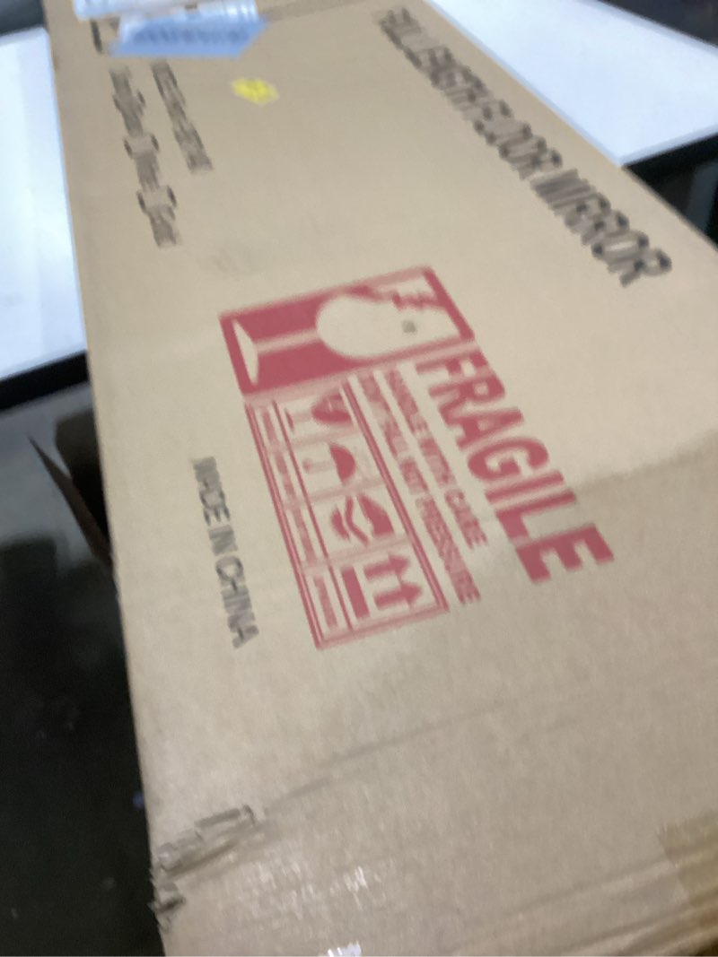 TRAHOME Full Length Mirror, Standing Large Floor Mirror with Aluminum Frame for Bedroom, Living Room