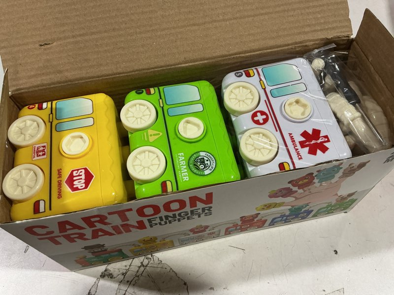 Condition photo showing New/Like New for Learning Toys for Toddlers 2 3 4 Years, Musical Educational Farm Train Montessori Learning Toy with 6 Farm Animals and Farmer Learn, Key Unlock Fun, Easter Christmas Birthday Gift for Kids Boys Girls