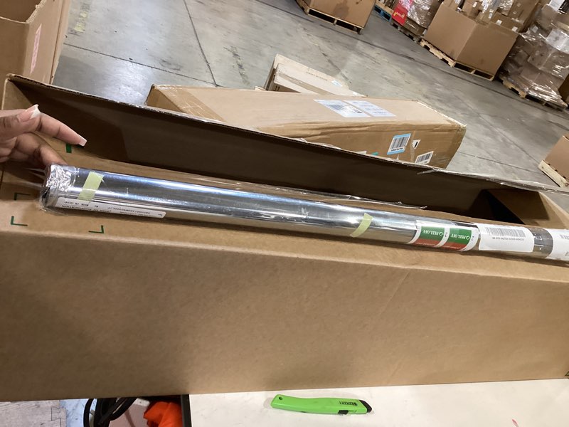 Condition photo showing As Is for coavas one way privacy window film, sun blocking reflective window film see out not in, heat control window tint for home, anti uv static cling for windows office door (silver, 35.4 x 157.5 inches) 35.4 x 157.5 inch silver-silver