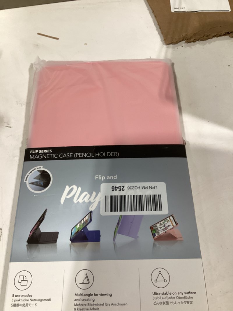 Condition photo showing New/Like New for esr for ipad a16 case, ipad 11th/10th generation case (2025/2022), vertical stand cover, multi stand angles, ultra-stable cover with pencil holder, flip series, red