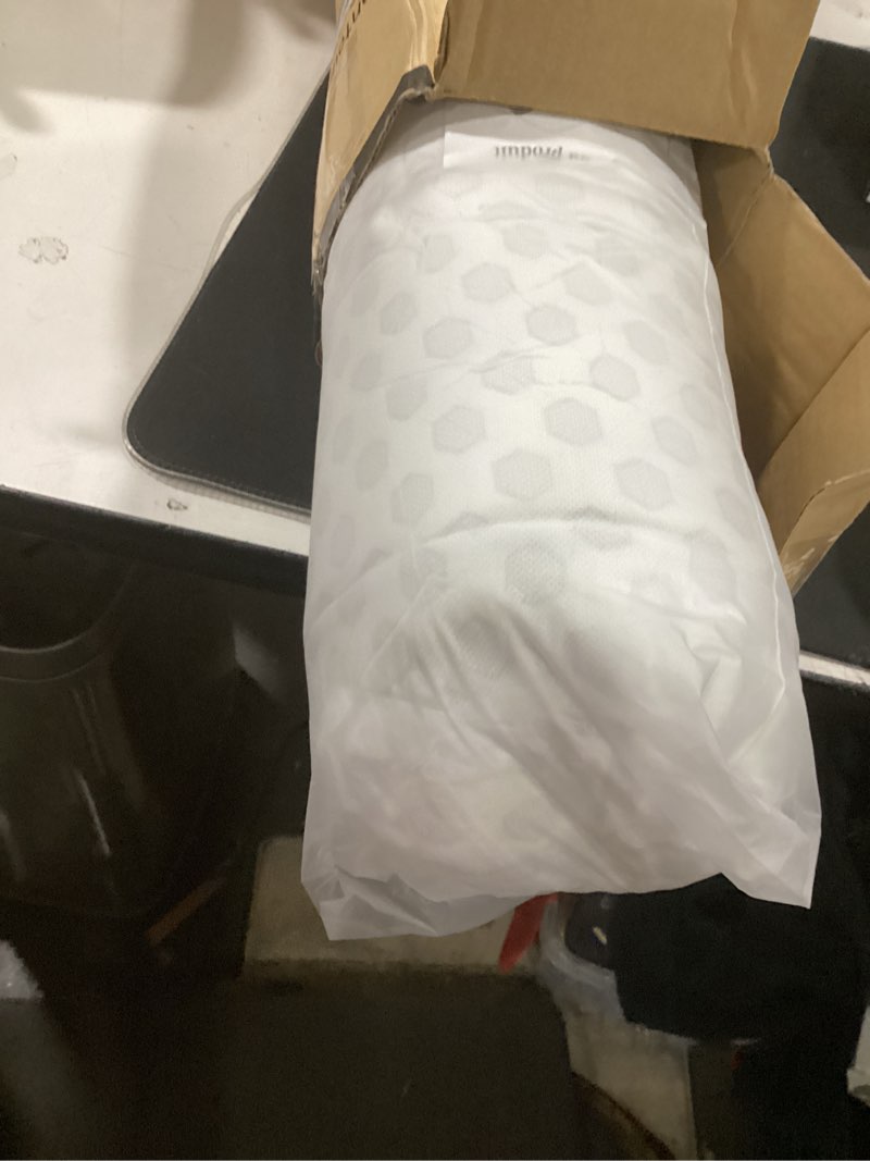 Condition photo showing Good Condition for ikstar cpap pillow for side sleeper, sleep apnea pillow for sleeping, cpap nasal pillows suit for all cpap masks user, cervical memory foam neck support pillow relief neck pain for side back sleepers white large-25.2"lx14.9"wx(4.7"/4.1")h