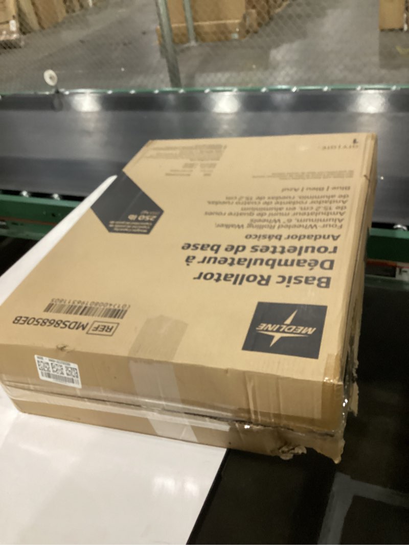 Condition photo showing New/Like New for Basic rollator four wheeled rolling walker 