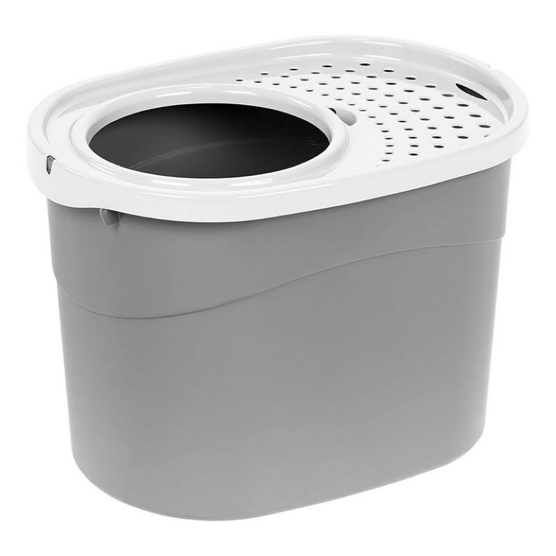 iris top entry cat litter box
