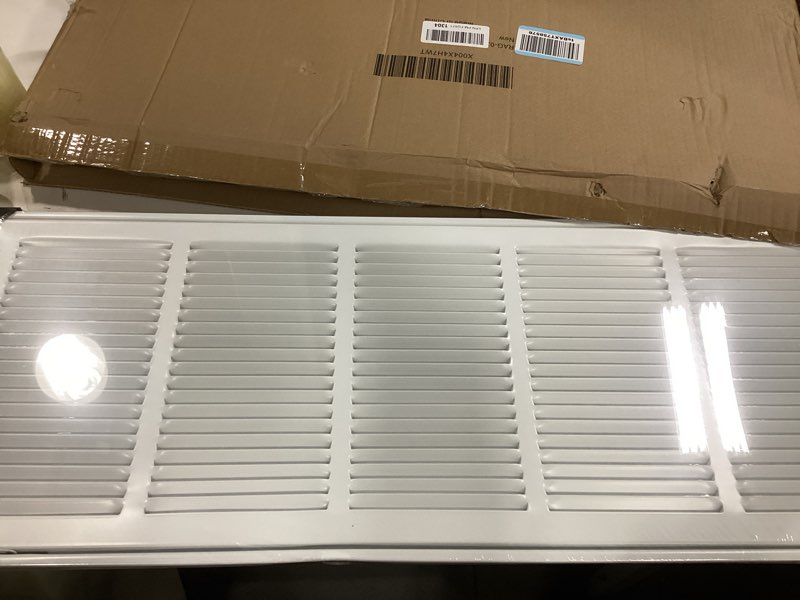 Condition photo showing New/Like New for Return Air Grille,Air Return Vent Cover Grill for Ceiling and Wall,Steel HVAC A/C Vent Cover Grill F