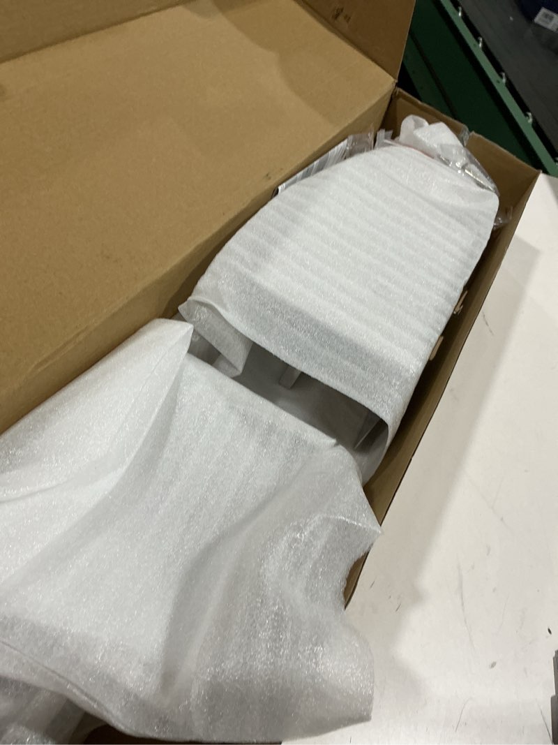 Condition photo showing As Is for 4-Piece Bathroom Hardware Set Chrome Bath Towel Bar Holder Sets Wall Mounted Stainless Steel Square Bathroom Accessory Kit, Polished Chrome 23.6 Inch Polished Chrome 4-Pieces Set-B