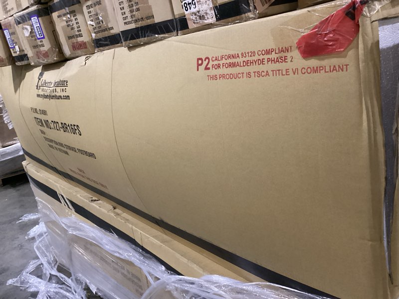 (INCOMPLETE) (KING STORAGE FOOTBOARDS) 727-Br16fs Liberty Furniture Highlands King Storage Footboard