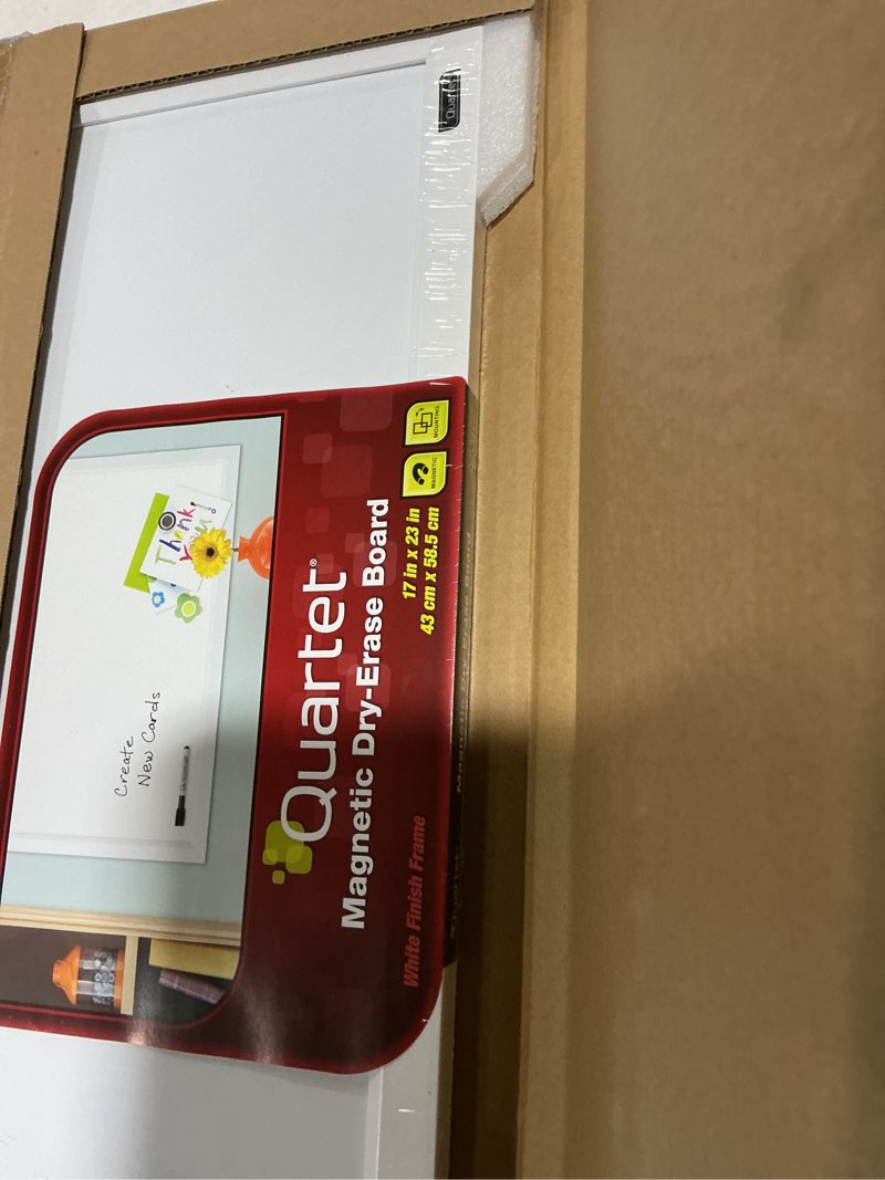 Condition photo showing Good Condition for (Similar to) VIZ-PRO Magnetic Dry Erase Board, 24 X 18 Inches, Silver Aluminium Frame
