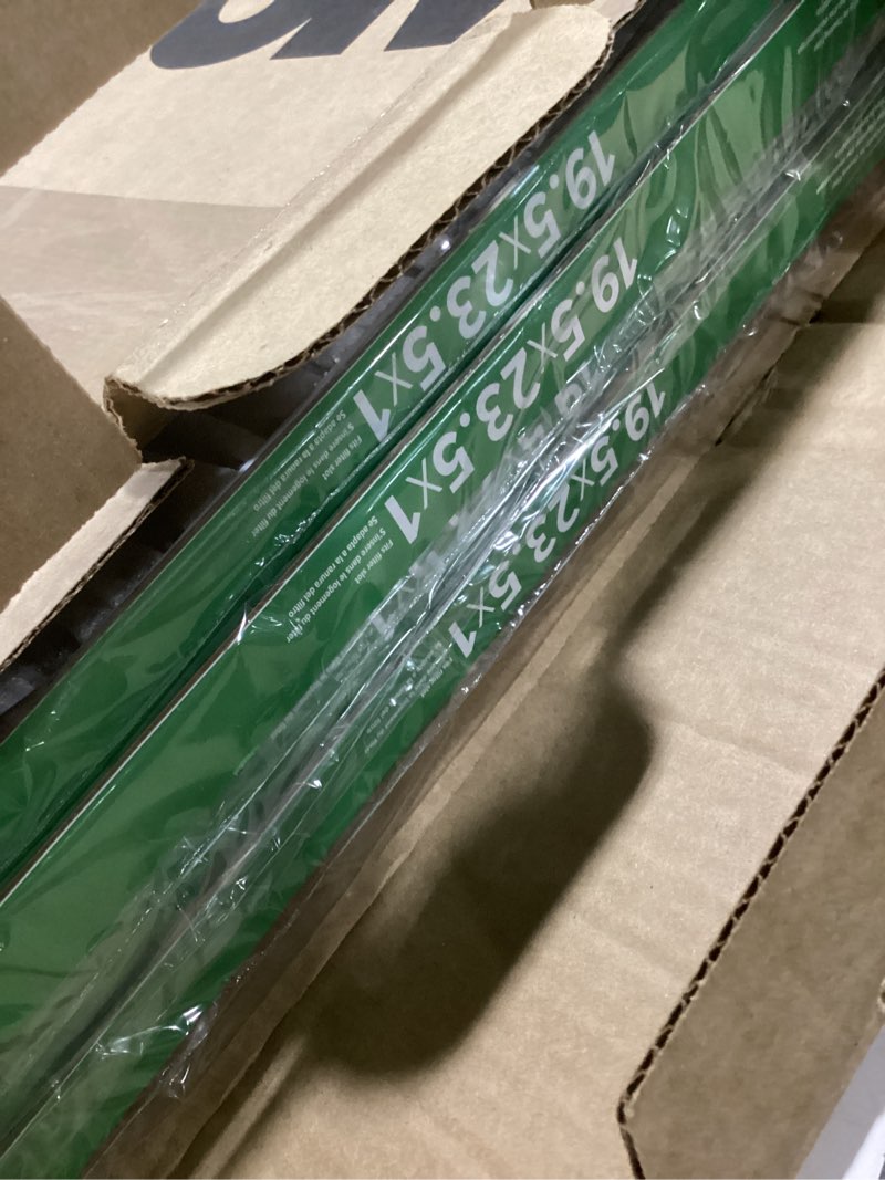 Condition photo showing Good Condition for Filtrete 19.5x23.5x1 AC Furnace Air Filter, MERV 8, MPR 700, Tough on Pollen, Easy on Airflow, 3-Month Pleated 1-Inch Electrostatic Air Cleaning Filter, 4-Pack (Actual Size 19.31 x 23.31 x 0.81 in)