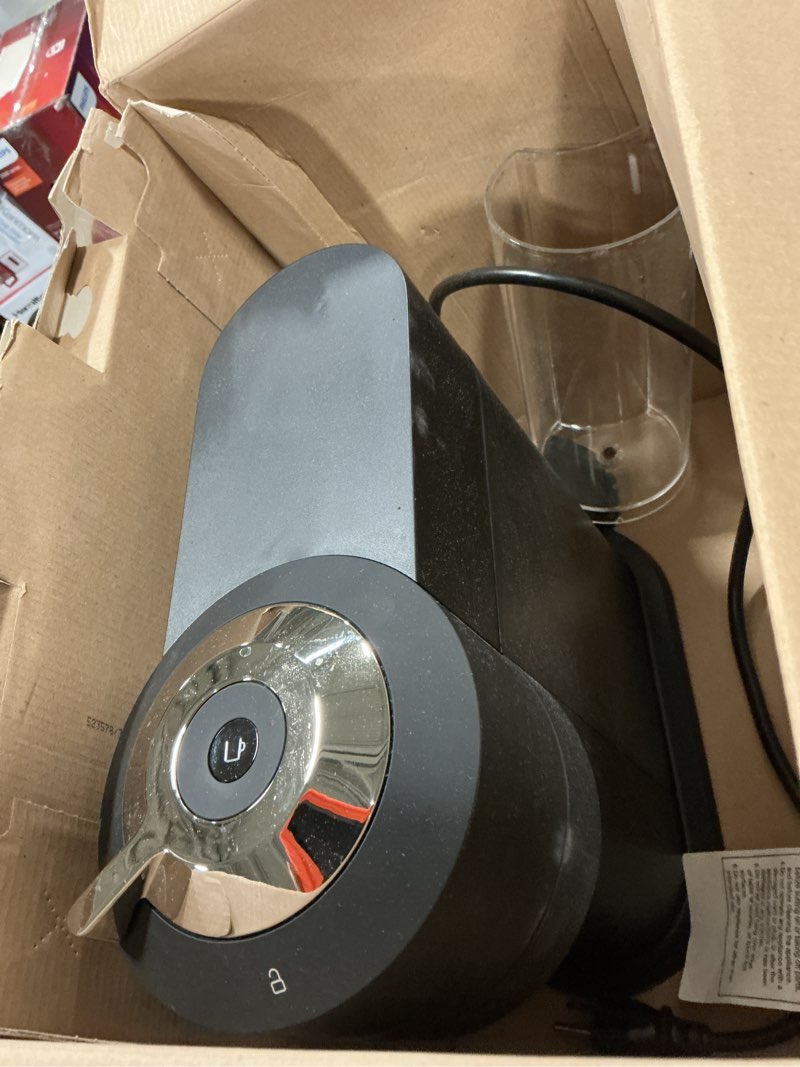 Condition photo showing As Is for Nespresso Vertuo Next Deluxe Coffee and Espresso Maker by Breville, 1500 watts Black Matte Machine