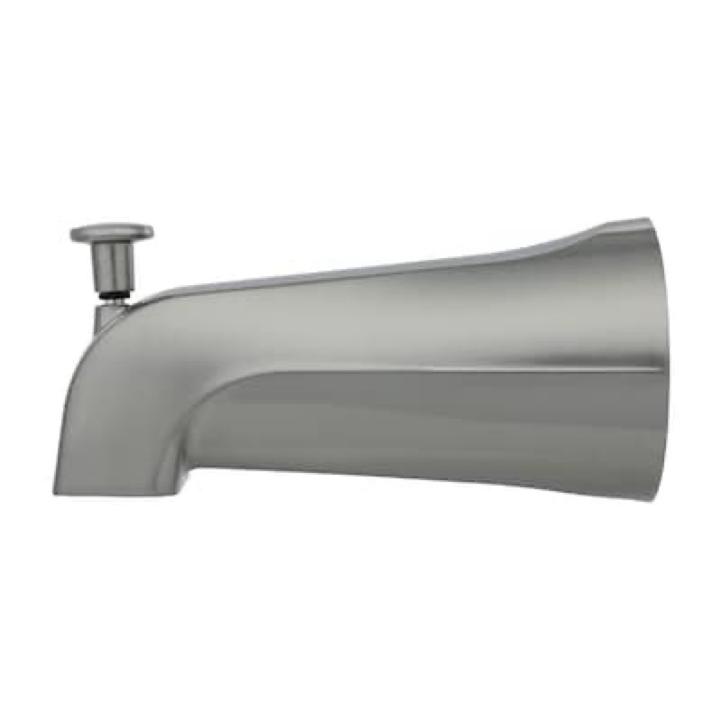 Danco Brushed Nickel Universal Fit Bathtub Spout With Diverter