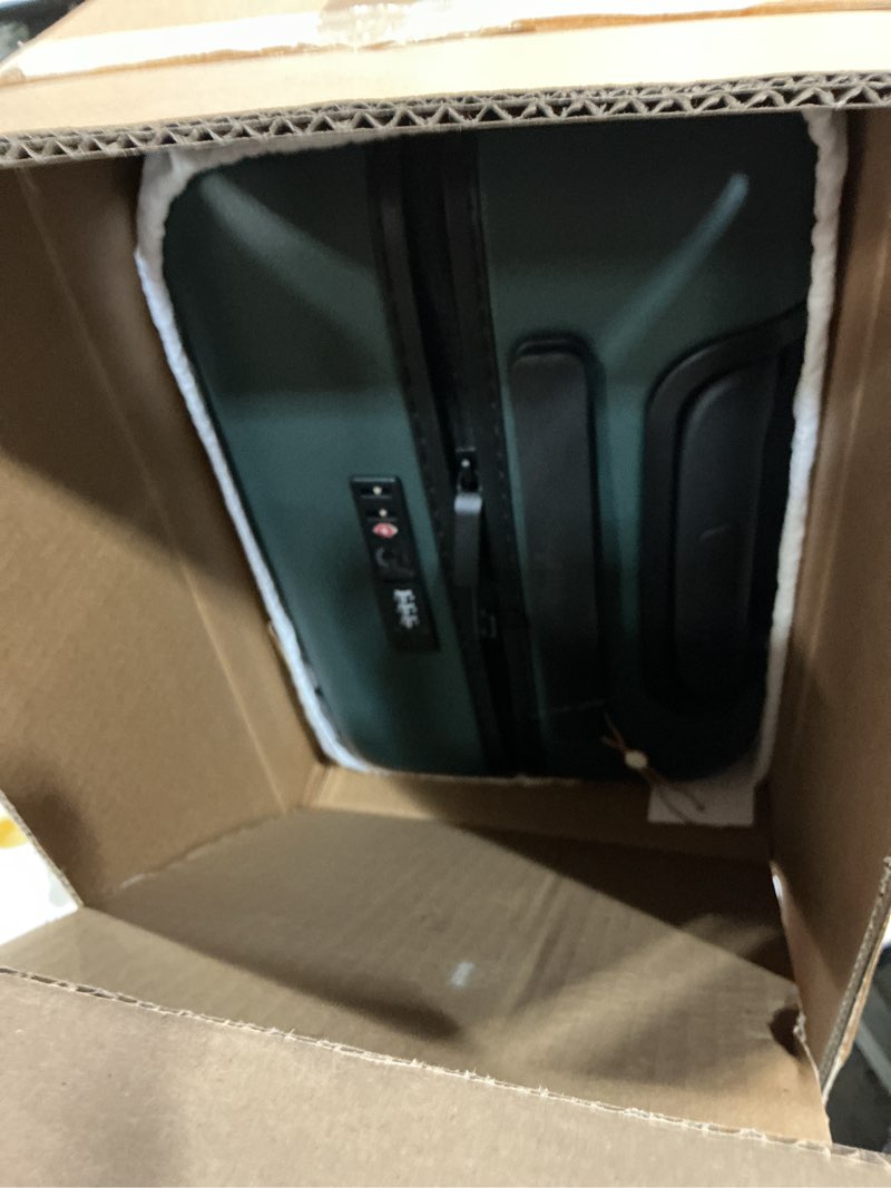 Condition photo showing New/Like New for Small Carry-On Suitcase, Dark Green