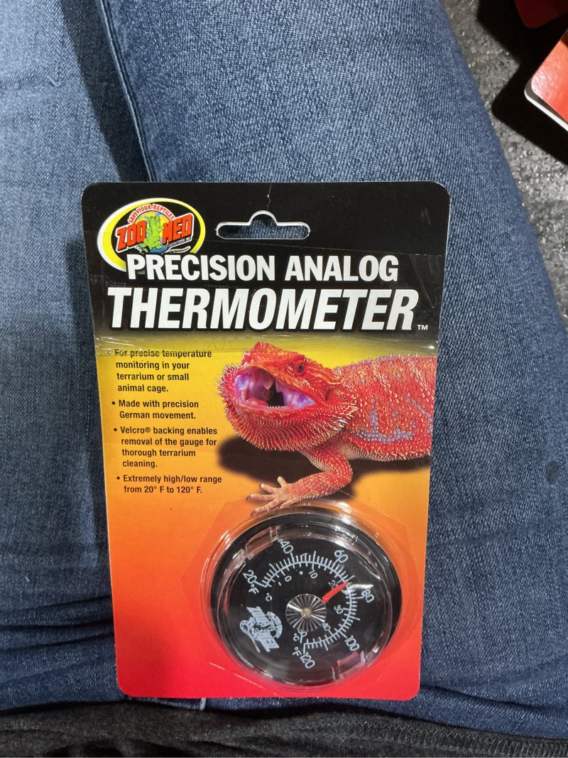 Condition photo showing New/Like New for (Bidding on 2) Zoo Med Laboratories Precision Analog Thermometer?