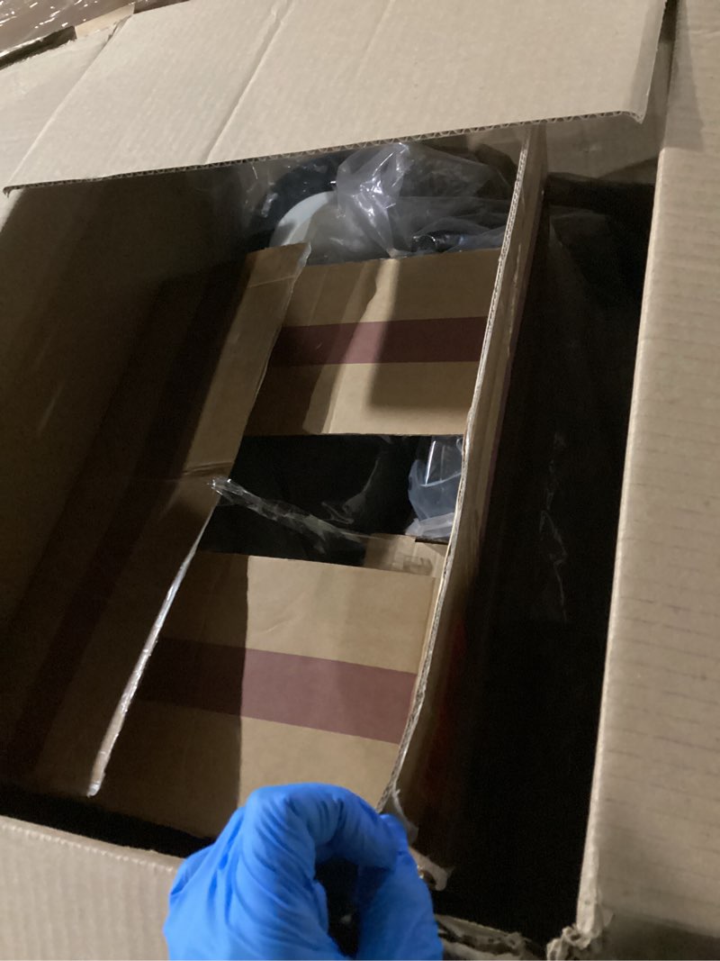 Condition photo showing As Is for newyoo TR008 Tricycle for Toddlers 1-3, 5 in 1 Baby Balance Bike, Christmas and Birthday Gift for Boy and Girl, Toddler Bike with Parent Push Handle & Safety Guard, Dark Gray, TR008