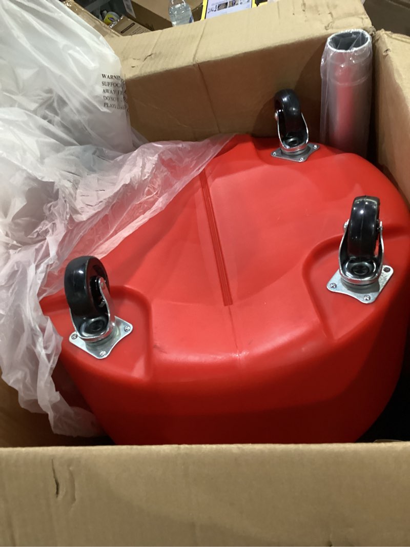 Condition photo showing Good Condition for zeeline by milton ze8dc, rolling oil drain pan, 8 gallon oil drain with adjustable funnel, 2 inch drain port with cap, wide drain pipe for faster draining, oil drain with 4 swivel casters