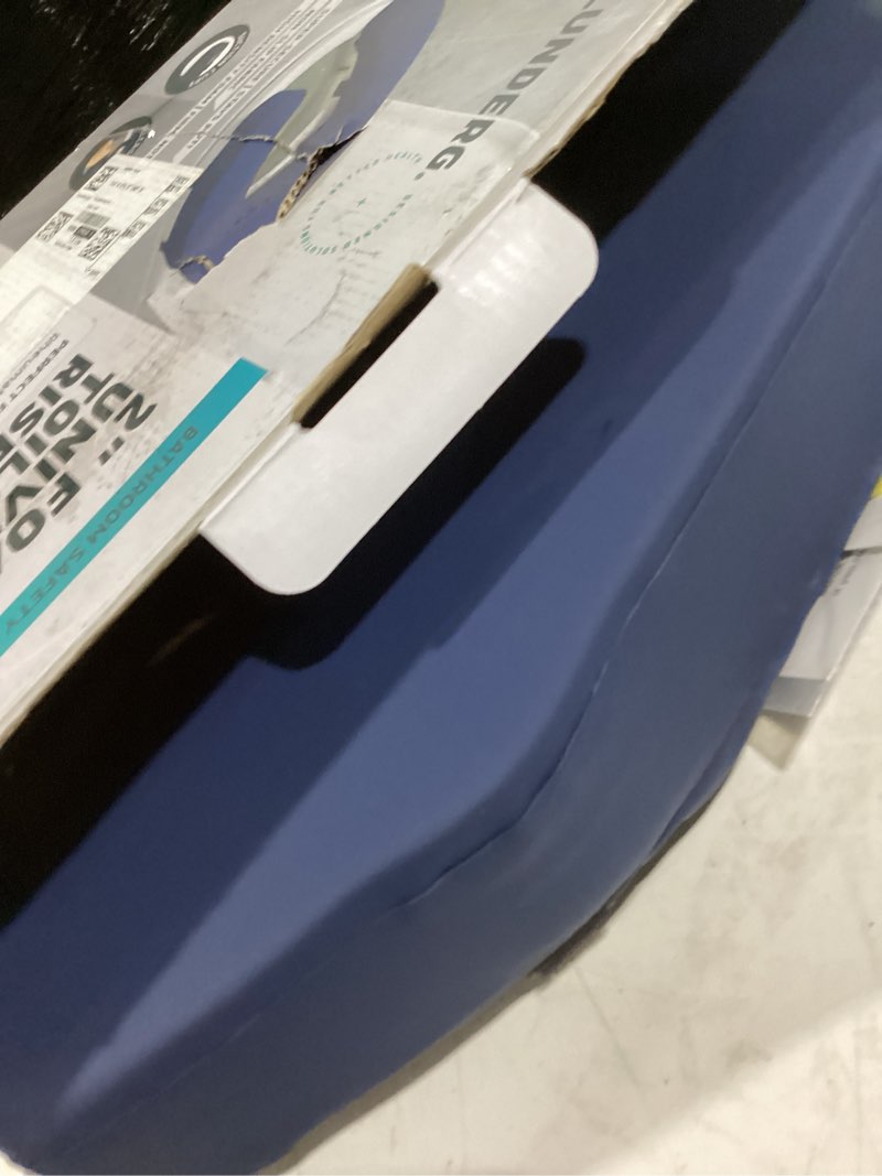 Condition photo showing Good Condition for lunderg padded toilet seat riser for seniors - adds 2 inches. universal fit - firm raised toilet seat cushion with high-density foam for enhanced comfort & elevation. post-surgery must have (blue)