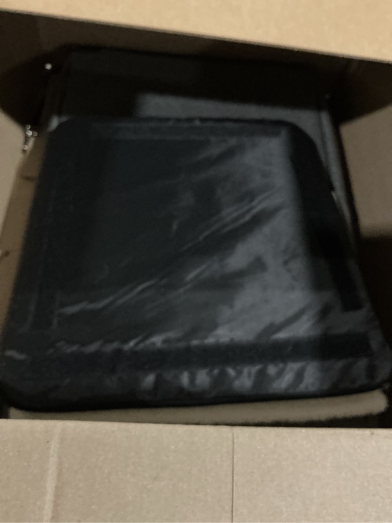 Condition photo showing Good Condition for cat carrier for 2 cats, foldable double cat and dog carrier, small to medium size, 2 front zippered compartments,two pets carrier for travel,mulitple cat carrier (dark gray with flat pocket) gray+ with big pocket