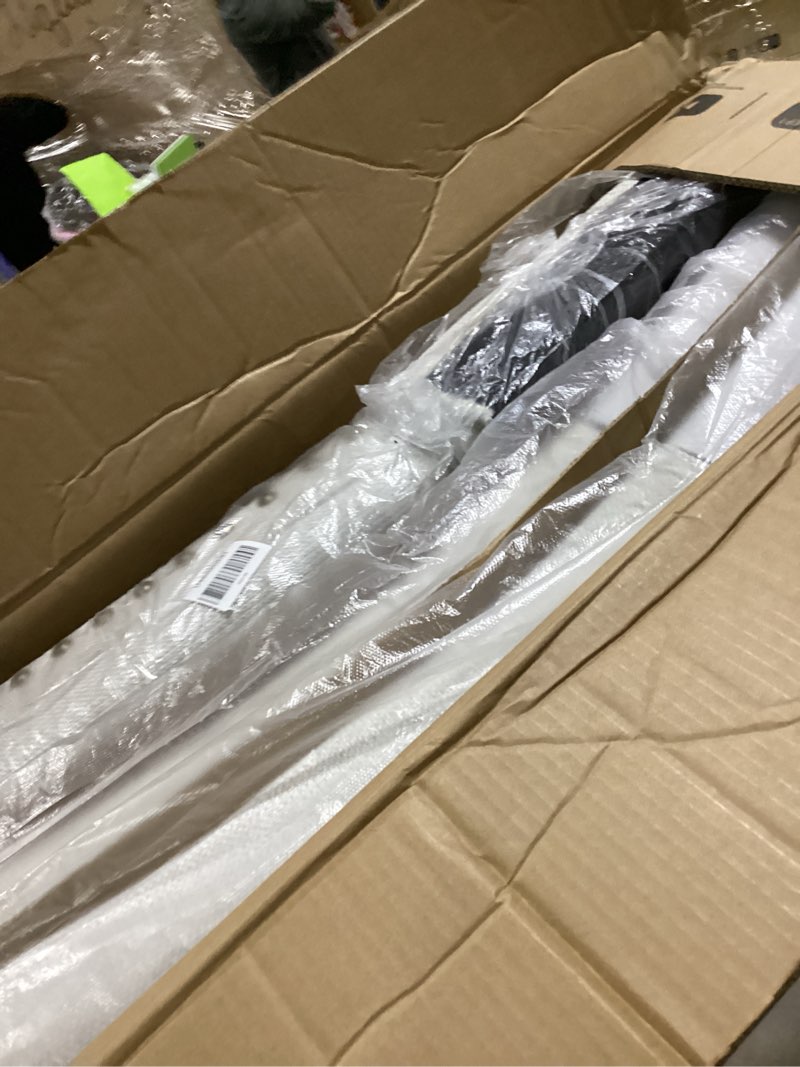 Condition photo showing New/Like New for COLAMY Tufted Dining Chairs Set of 2, Accent Parsons Diner Chairs Upholstered Fabric Dining Room Chairs Side Chair Stylish Kitchen Chairs with Solid Wood Legs and Padded Seat - Black