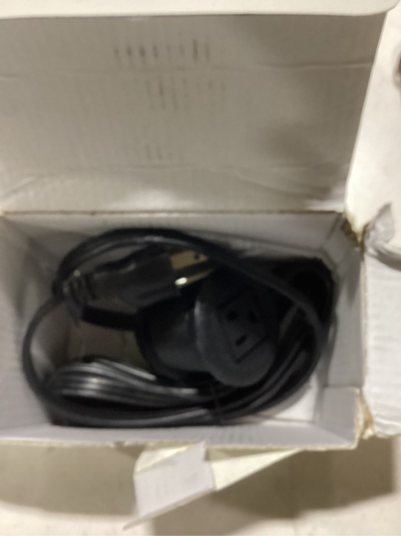 Condition photo showing New/Like New for Mini Desktop Power Hub Grommet Socket, Flush-Mount Desk Outlet Build-in 1 US Standard Outlet with 6.56 FT Extension Power Cord, Recessed Power Strip Socket for Desk Nightstand Cabinet Counter Black-6.56ft