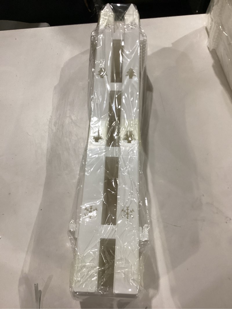 Condition photo showing New/Like New for 24" Extra Tall Fence for Christmas Tree,12PCS White Picket Fence Gate Barrier with Snowflakes&Tree Patterns Christmas Tree Gate for Pets(24" H x 5" W Each) 24inches-12PCS White