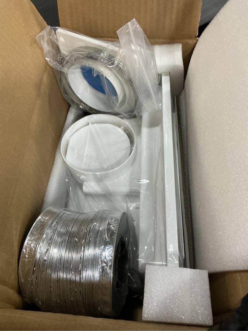 Condition photo showing Good Condition for 12" ultra quiet bathroom exhaust fan with 6500k led light, 1.0 sone 120 cfm, 10x10 mount, 1500 lm ceiling ventilation fan, energy efficient 6500k-white
