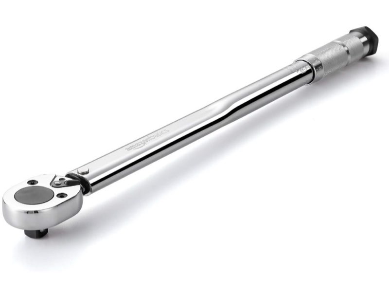 Short handle click torque wrench