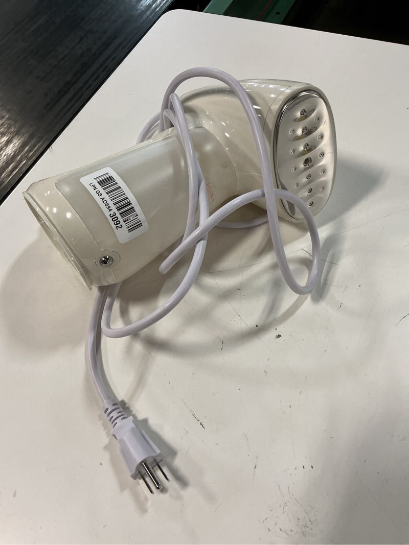 Condition photo showing As Is for bear steamer for clothes, handheld clothes steamer,1300w strong power garment steamer with 230ml tank,fast heat-up, auto-off, steam iron fabric wrinkle remover with brush for home and travel beige
