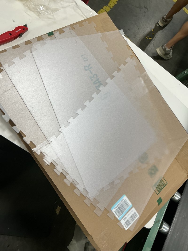 Condition photo showing New/Like New for (Similarly) Takeda Corporation IVY JM58-IVY [Soundproofing, Scratch Prevention, Vibration Absorption] Joint Mat with Large Border, Set of 4