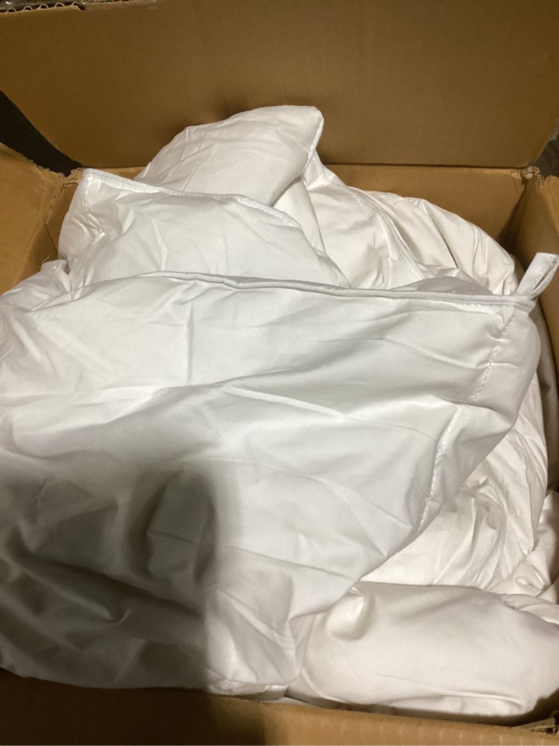 Condition photo showing New/Like New for Ultra Thin Flat Soft Bed Pillows Standard Size Set of 2 Pack for Sleeping 20"x26", Hypoallergenic Skin Friendly Machine Washable 2 Pack Standard
