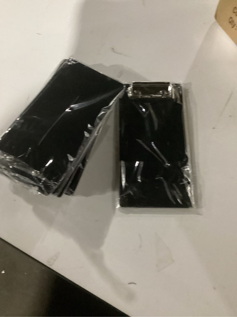 Condition photo showing item condition for HOZEON 10 Pack Restaurant Check Holder Presenters, Black Plastic Tip Trays, Guest Receipt Holder for Bars, Hotels, Dining Business, Holds Cash, Credit Cards, Bills, Waitress Tip Tray