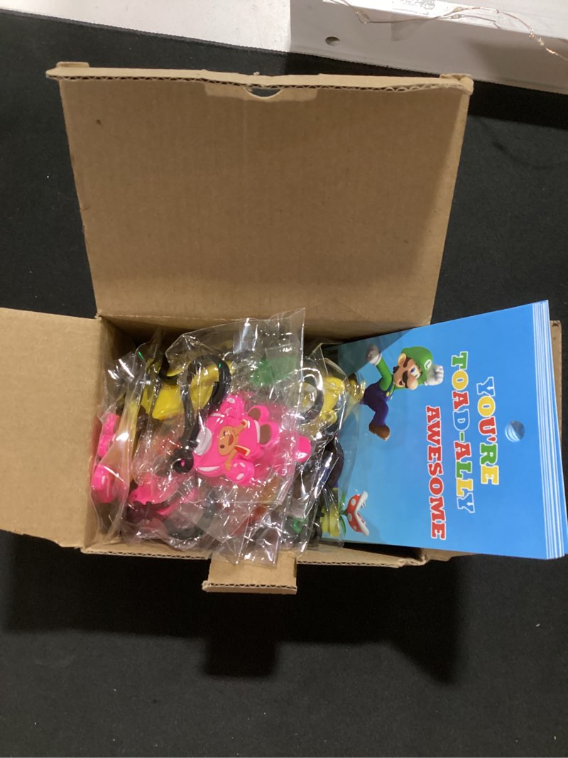 Condition photo showing New/Like New for valentines day gifts for kids classroom boys girls 24 valentines cards with 24 keychains valentine's day greeting cards valentines day cards for kids party favors game prizes