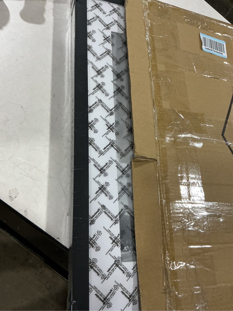 Condition photo showing New/Like New for Wiscet 16x20 Picture Frame Set of 3, Display Pictures 11x14 with Mat or 16 x 20 Poster Frame Without Mat, Wall Gallery Photo Frames, Black Black 16x20