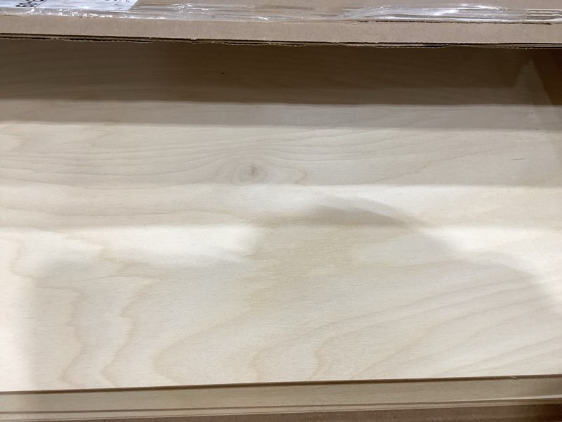 Condition photo showing Good Condition for baltic birch plywood 24 x 36 x 1/4 inch - 6 mm craft wood, pack of 2 b/bb grade, stronger than basswood sheets or balsa wood, perfect for laser, cnc cutting, wood burning, by woodpeckers 2 24" x 36"