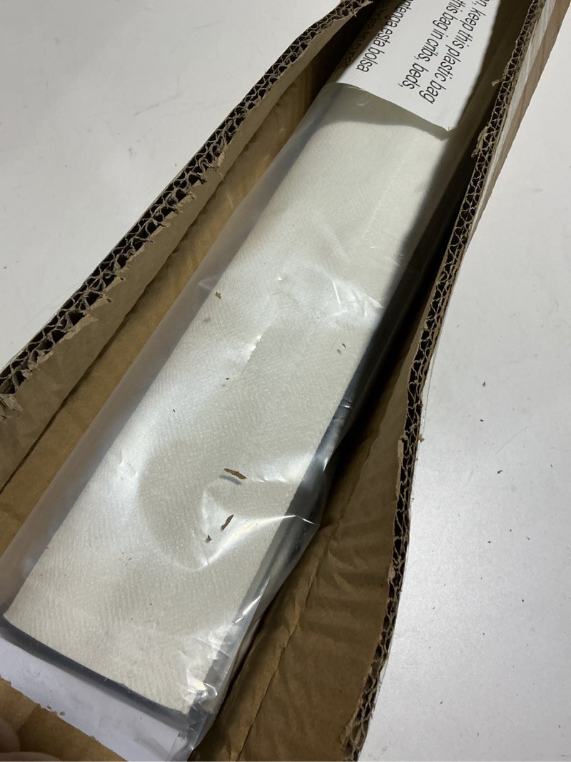 Condition photo showing Good Condition for LazBlinds Cordless Roman Shades for Windows, Light Filtering Thermal Insulated Window Blinds, Lightweight Fabric Blinds for Indoor Windows, 23" W x 60" H, White Light Filtering - White 23" W x 60" H