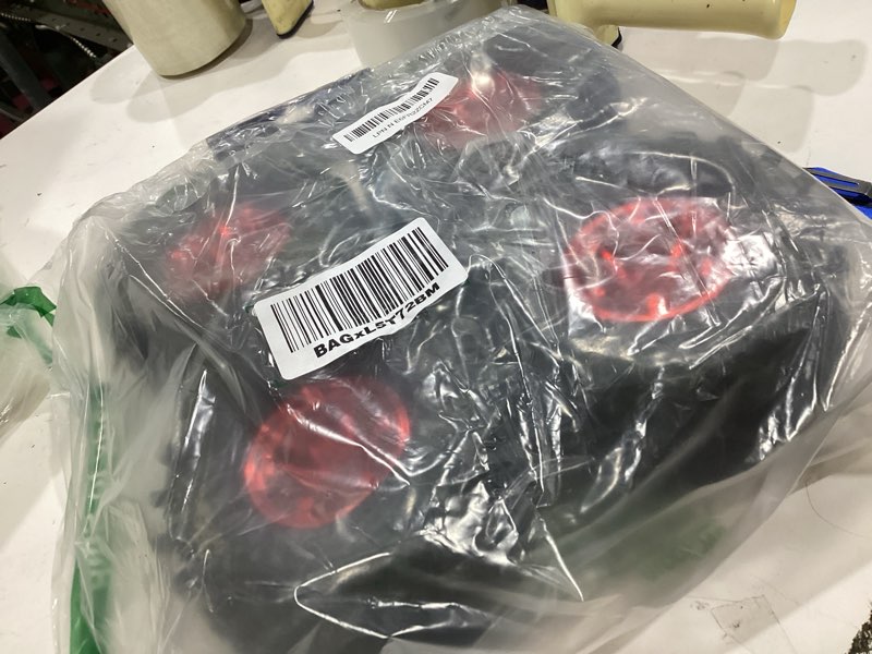 Condition photo showing New/Like New for lafeina 4pcs 1:10 wheel and tire set for 1/10 rc monster truck traxxas himoto hsp hpi tamiya kyosho