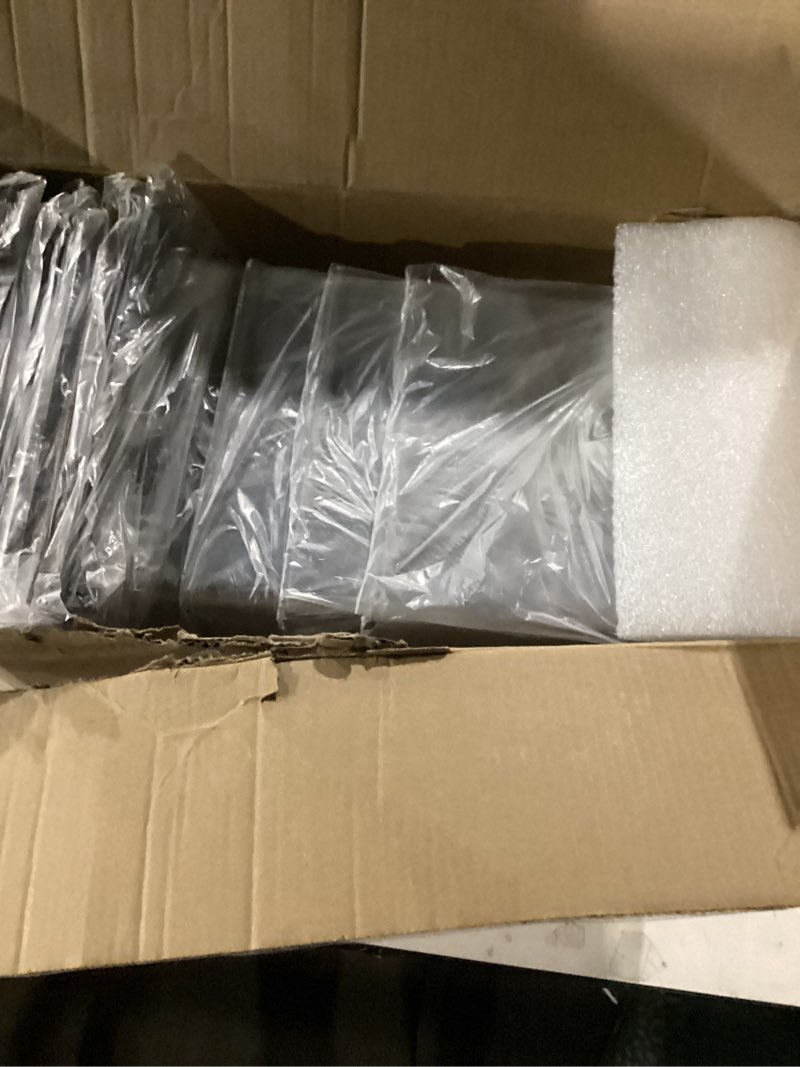 Condition photo showing Good Condition for Vtopmart Clear Plastic Storage Bins, 6 PCS Pantry Organizer Bins with Handle for Refrigerator, Fridge, Cabinet, Kitchen, Countertops, Cupboard, Freezer Organization,Medium 6 M(10”L x 6”W x 5”H)