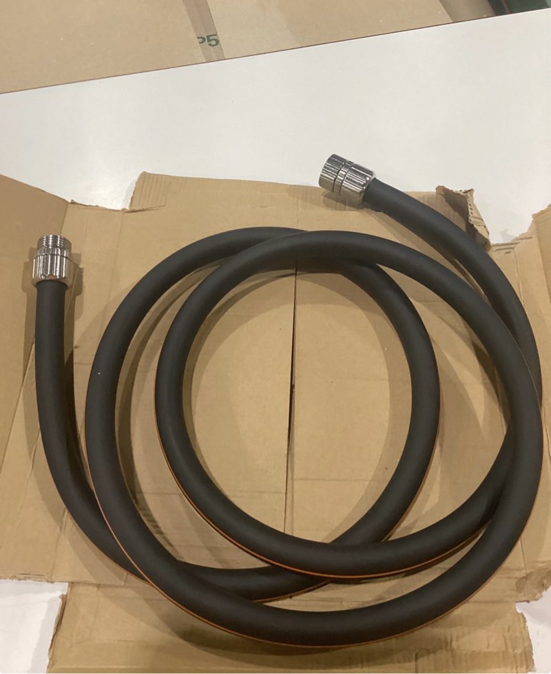 Condition photo showing Good Condition for giraffe tools garden hose 5/8", custom length, heavy duty, no kink, flexible, rubber garden hose, leakproof water hose, 600 burst psi, 8ft male to female hose