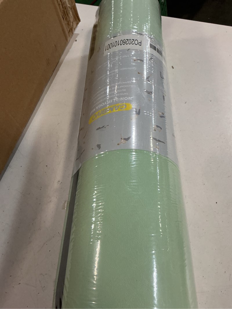 Condition photo showing New/Like New for cambivo yoga mat for women men kids, 1/3 & 1/4 & 2/5 inch extra thick yoga mat non slip, 72" x 24" tpe yoga mats, workout mat with carrying strap for yoga, pilates and floor exercises