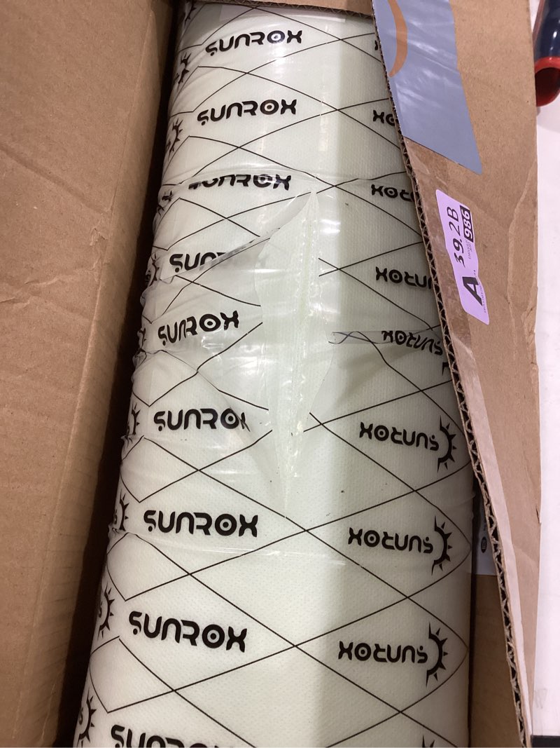 Condition photo showing Good Condition for sunrox gel memory foam chair cushions, fadeshield water-, stain-resistant durable reversible seat cushion pads with ties for indoor/outdoor kitchen dining office 17"x16" set of 2, cream cream 17x16 inch (pack of 2)